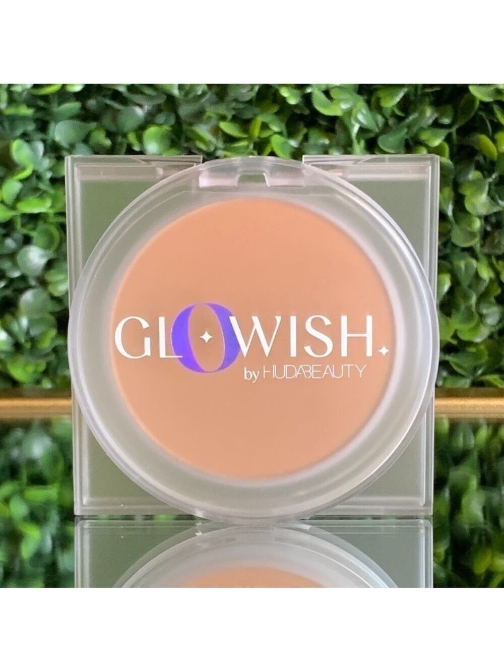 Huda TAN LIGHT 07 GloWish Luminous Pressed Powder | NEW | Full Size 10g Blurring
